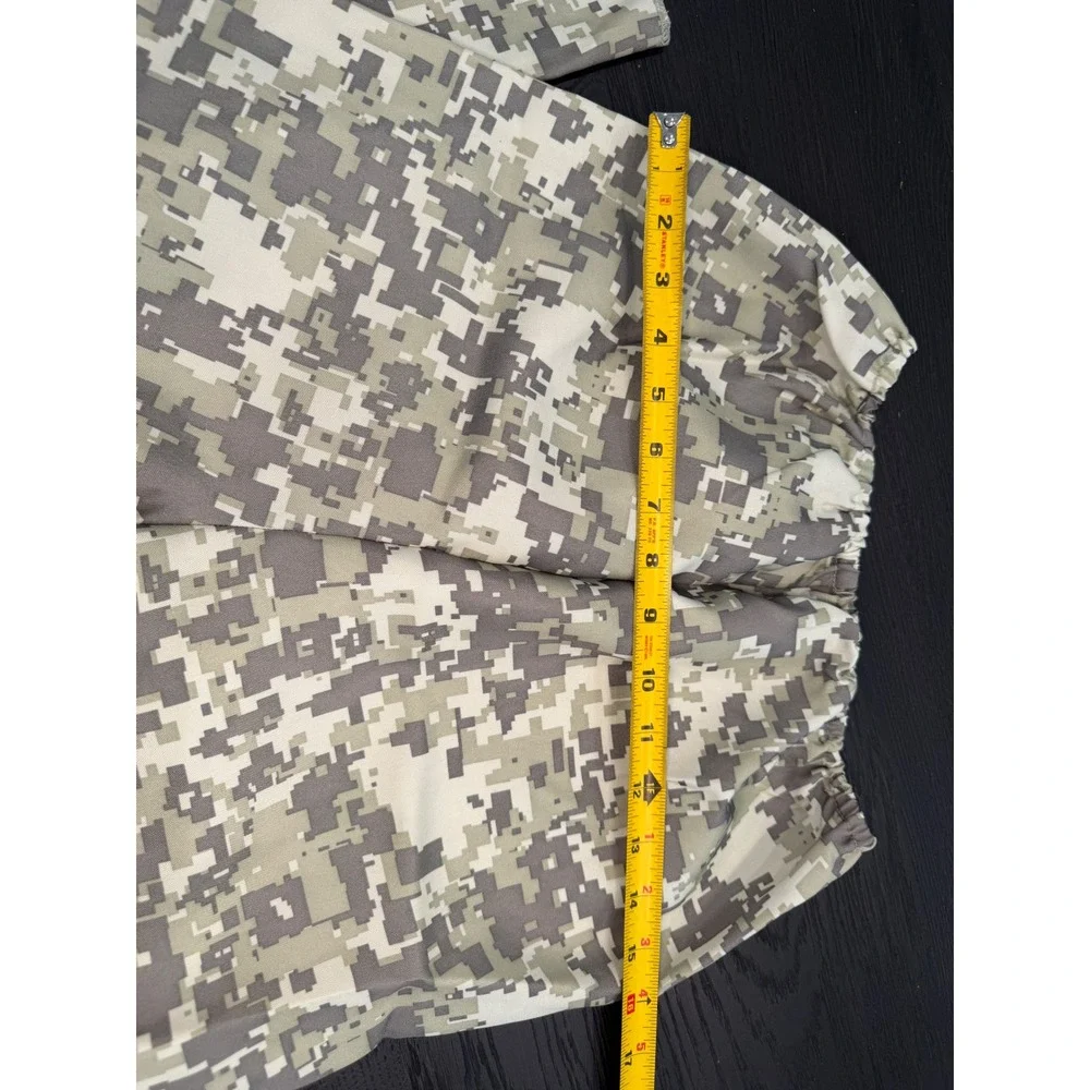 Kids‎ Digital Camouflage Trooper Costume Set Tactical Military Uniform 2pc Gray